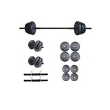 Moccastyle 35 Kg Ağırlık Seti Vücut Geliştirme Aleti Halter Seti (30 Kg Plaka Ağırlığı)