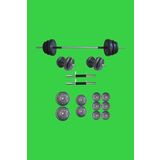 Moccastyle 45 Kg Ağırlık Seti 45 Kg Vücut Geliştirme Aleti Halter Seti (40 Kg Plaka Ağırlığı)