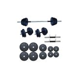 Moccastyle 55 Kg Ağırlık Seti 55 Kg Vücut Geliştirme Aleti Halter Seti (50 Kg Plaka Ağırlığı)