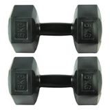 Moccastyle Dambıl Seti 2x5 kg - Siyah - 2 x 5 kg