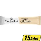 Mocha Shot Beyaz Çikolata Aromalı Tek Kullanımlık Kahve Şurubu 13 ml x 15 adet