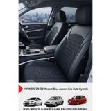 Mocha Taytüyü Oto Koltuk Kılıfı (Hyundai I20-I30-ACCENT Blue-Era-Getz Uyumlu) - Siyah