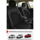 Mocha Taytüyü Oto Koltuk Kılıfı (Hyundai I20-I30-ACCENT Blue-Era-Getz Uyumlu) - Siyah