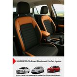 Mocha Taytüyü Oto Koltuk Kılıfı (Hyundai I20-I30-ACCENT Blue-Era-Getz Uyumlu) - Taba
