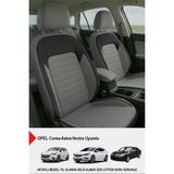 Mocha Taytüyü Oto Koltuk Kılıfı-(Opel Corsa-Astra-Vectra Uyumlu) - Füme