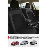 Mocha Taytüyü Oto Koltuk Kılıfı (Peugeot 206-207-208-306-307-407 Uyumlu) - Siyah
