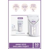 Mochi - Anne Sütü Saklama Poşeti 50'li Paket