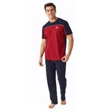 Mod Collection Günlük Kısa Kol Erkek Pijama Takım Lacivert M