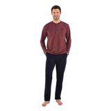 Mod Collection Patlı Yaka Pamuklu Erkek Pijama Takım Mdcltn3745ept