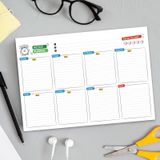 Mod Haftalık Planlama Not Defteri Mode Weekly Planner Notebook