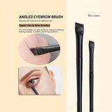 Moda 3 Adet Profesyonel Göz Makyaj Fırçaları; Gizleme, Kaş Çizimi ve Eyeliner Için