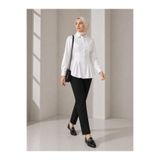 MODA ADEN Women&Kids BELDEN OTURTMALI PENS DETAYLI TESETTÜR GÖMLEK