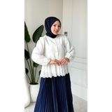 Moda Asrın Brode Dantel Kumaş Siyah Tunik