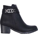 Moda Ayakkabı 157 Siyah Kadın Topuklu Bot Ayakkabı - 024-Siyah