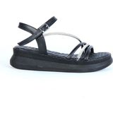 Moda Ayakkabı23 Moda Ayakkabı 01126 Lısa Bayan Sandalet - Siyah