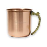 Moda Bakır Mule Mug Bakır Kupa Bardak Kaplamasız Metalik