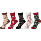 Moda Banuş Kokulu Noel, Yılbaşı Çorabı 5 Çift