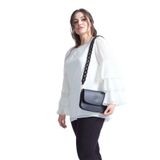 Moda Berray 28009 Kolları Fırfırlı Büyük Beden Bluz Ekru EKRU-46
