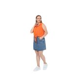 Moda Berray 3253T Kolsuz Bağlamalı Gömlek Turuncu k-46