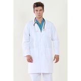 Moda Canel Uzun Boy Mono Yaka Bay Doktor Önlüğü - S