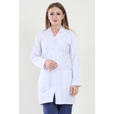 Moda Canel Uzun Boy Mono Yaka Bayan Doktor Önlüğü - 36