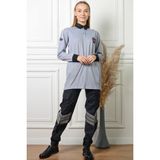 Moda Canel Yeni Tip Özel Güvenlik Tişörtü Yeni Model Bayan Tunik Model - Siyah - XS