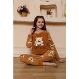 Moda Çizgi 20522 Welsoft Polar Kız Çocuk Pijama Takımı