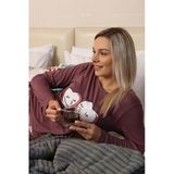 Moda Çizgi 4187 Penye Uzun Kol Kadın Pijama Takımı