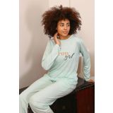 Moda Çizgi 4188 Penye Uzun Kol Kadın Pijama Takımı