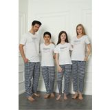 Moda Çizgi 50113 Aile Anne - Kız Penye Pijama Takım