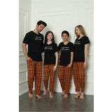 Moda Çizgi 50118 Aile Anne - Kız Penye Pijama Takım