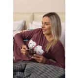 Moda Çizgi Kadın Penye Uzun Kol Pijama Takım 4187