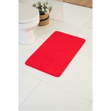 Moda Dekor Easymax 50x80 cm Tekli Kırmızı Banyo Paspası