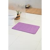 Moda Dekor Easymax 50x80 cm Tekli Mor Banyo Paspası
