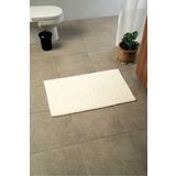 Moda Dekor Elite Pamuklu Beyaz 60x100 cm Tekli Banyo Paspası