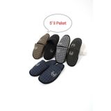 Moda Devrin 5'li Paket M Kışlık Terlik Ev Terliği Çeyiz Bohça Seti Misafir Terliği