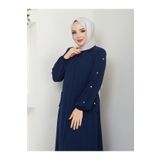 MODA ESRE FASHION TESETTÜR GİYİM MEVLANA SPOR FERACE KOLU PİLELİ DÜĞMELİ ARKASI A PİLELİ CEP KAPAKLI