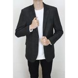 Moda Fistan Store Erkek Haki Yeşil Ekose Kareli Klasik Kesim Rahat Kalıp Çift Düğme Kışlık Blazer Ceket - 4 Drop - 48 / 4