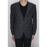 Moda Fistan Store Erkek Kahverengi Kareli Klasik Kesim Normal Kalıp Çift Düğme Büyük Beden Blazer Ceket - 6 Drop - 54 / 6
