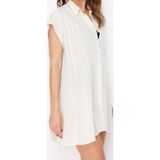 Moda Fit Mezuniyet Balo Poplin Dokuma Kare Yaka Askılı Kol Bodycone Mini Boy Elbise