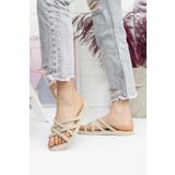 Moda Frato G124.94 Ip Desen Kadın Terlik Plaj Deniz Havuz Terliği