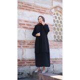 Moda İncir BÜYÜK BEDEN YAĞMUR TAŞLI ANNE ELBİSESİ