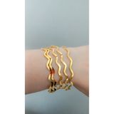 MODA Kerem gold bijuteri 22 ayar kaplama zikzak ajda bilezik adet fiyatıdır. Sipariş verdikten sonra bilek ölçünüzü mesaj atınız