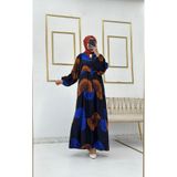 Moda Krash ÇİÇEK DESEN OVERİZE ELBİSE