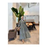 Moda Krash MEVSİMLİK OVERSİZE DOKUMA ELBİSE