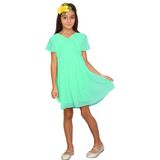 Moda Labio - Melek Kol Kız Çocuk Elbisesi Mint Yeşil - 3 - 4 Yaş