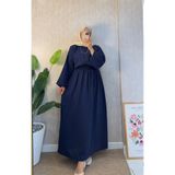 Moda Lippa Lacivert Müslin Etekli Salaş Takım