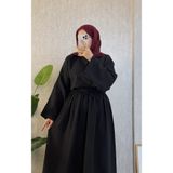 Moda Lippa Siyah Müslin Salaş Bluz