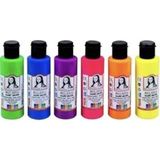 Moda Lisa Südor Akrilik Boya Multi 70ML Fosforlu Set 6lı - Çok Renkli