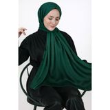 moda nokta Kadın zümrüt yeşili Penye Şal